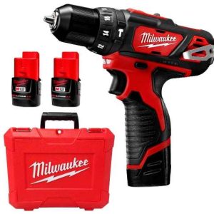 Taladro Percutor Atorn 12v 2ah Milwaukee 2baterias 2408-259a