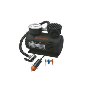 Mini Compresor Inflador Kushiro 250psi 12v C/3 Adapt. Picos
