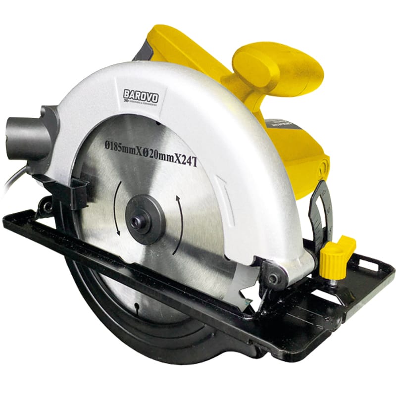 Sierra Circular Disco 185mm 1200w 7-1/4 Con Guía Laser