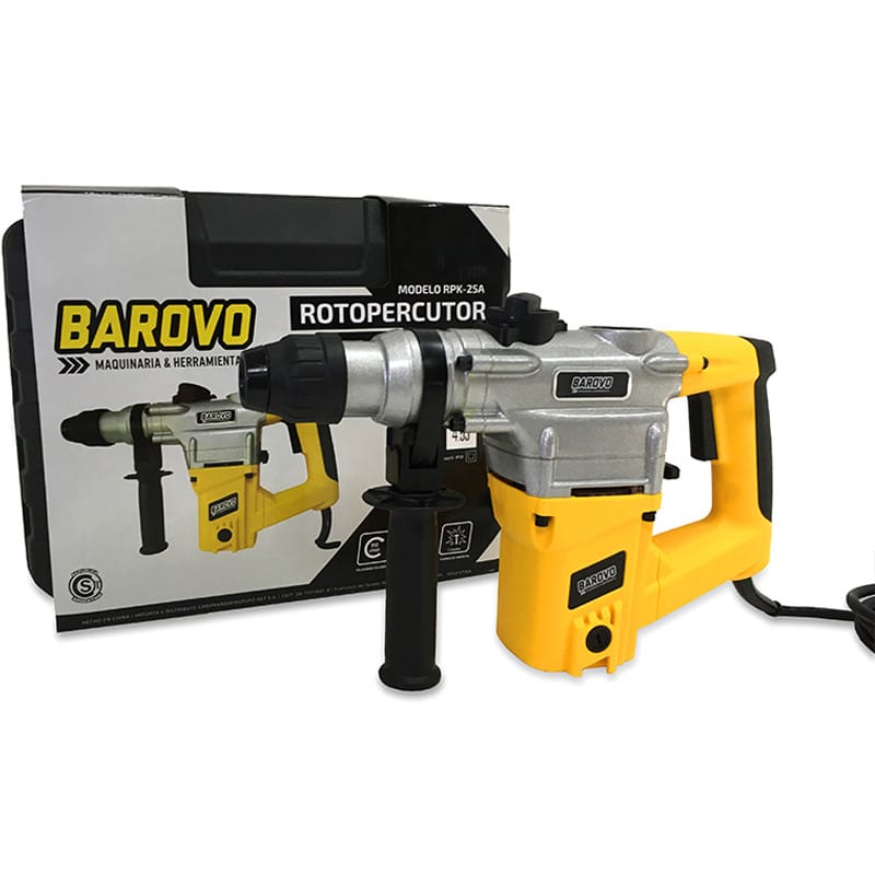 Rotopercutor Taladro Barovo 4,5 Joules Rotomartillo 1050w