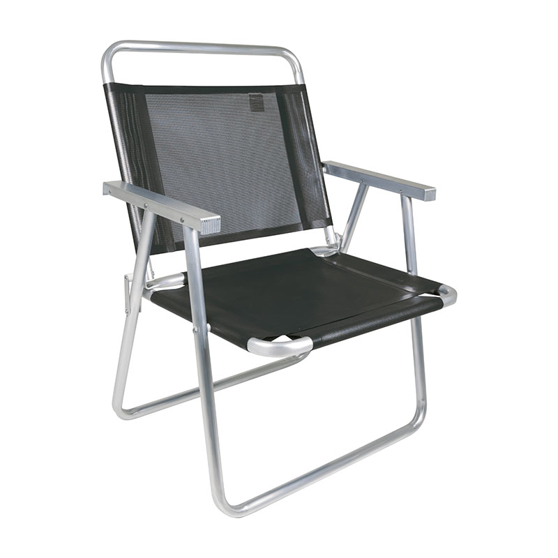 Silla Oversize Aluminio Negro