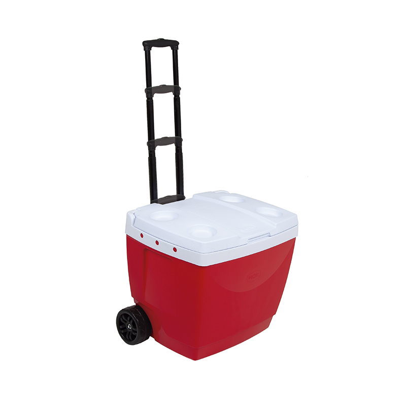 Conservadora Termica 42 Lts Con Ruedas Rojo Mor M25108222