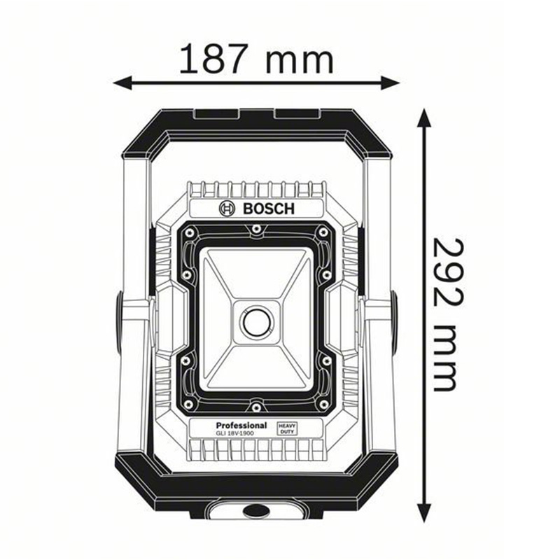 Linterna a Batería Bosch GLI 18V-1900 18V SB - Imagen 2