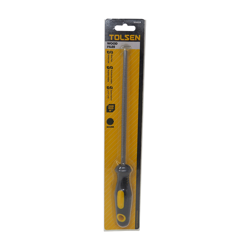 LIMA BASTARDA REDONDA 8" CABO ERGONOMICO PROFESIONAL - Imagen 3