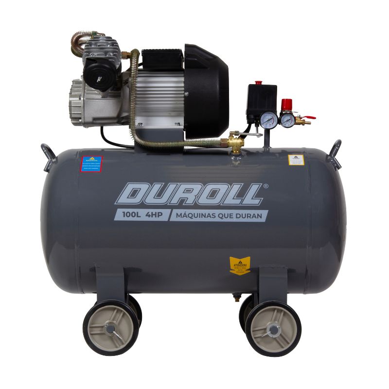 Compresor 4hp 100l Monofasico Duroll - Imagen 2