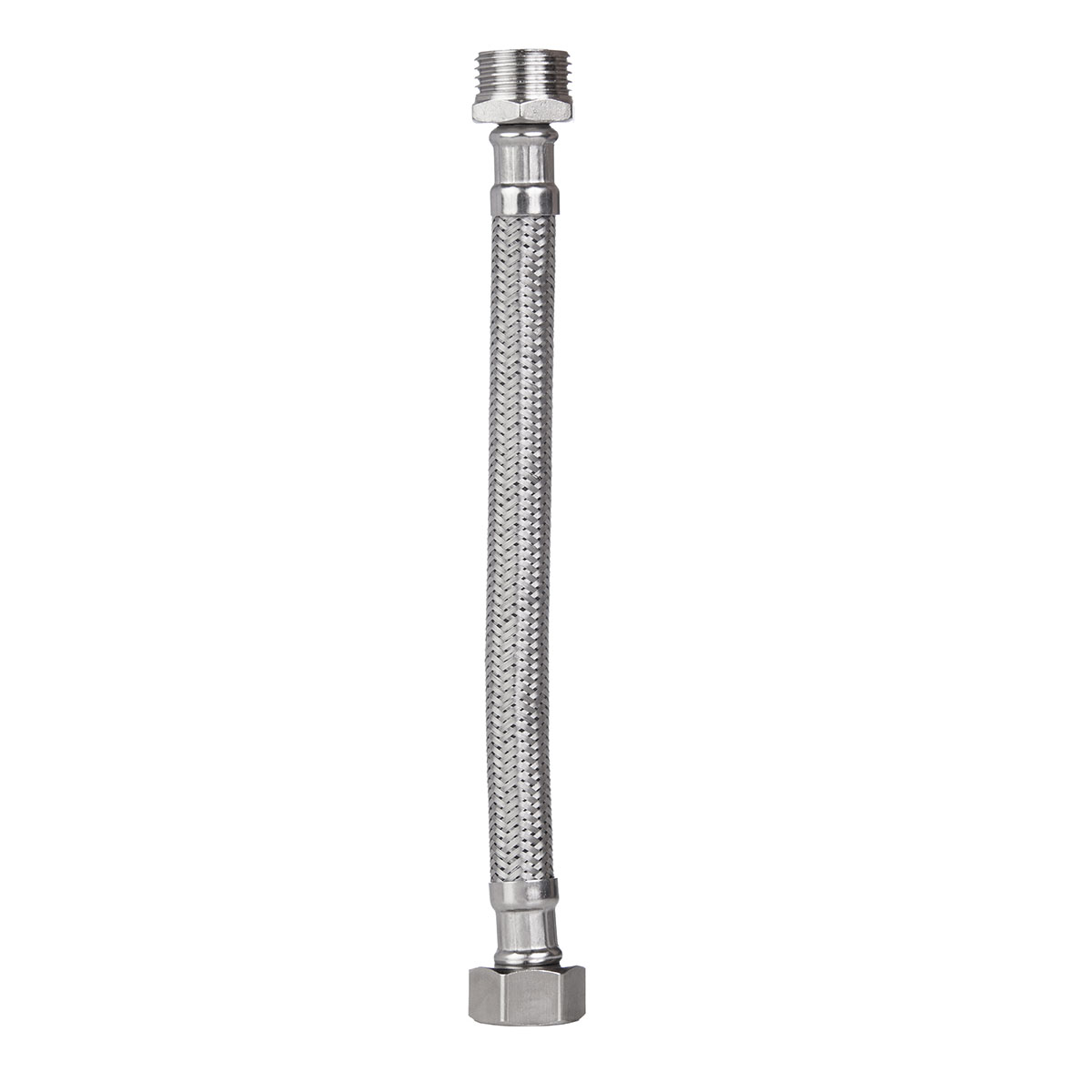 FLEXIBLE MALLADO DE ACERO INOXIDABLE 1/2X45