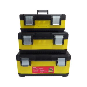 SET 3EN1 CAJAS METALICAS HERR. C/TRABA METALICA (18-19,5-21")