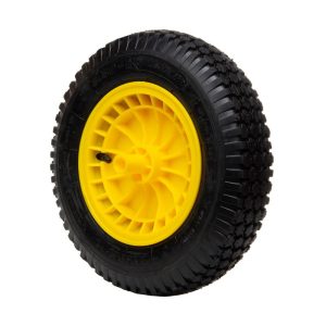 RUEDA NEUMATICA  PARA CARRET. 4 TELAS  CON TACO ALTO 350x80MM  LLANTA VIRG (E:17MM)