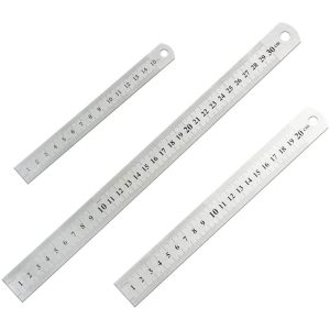 REGLA DE METAL DE 1MT