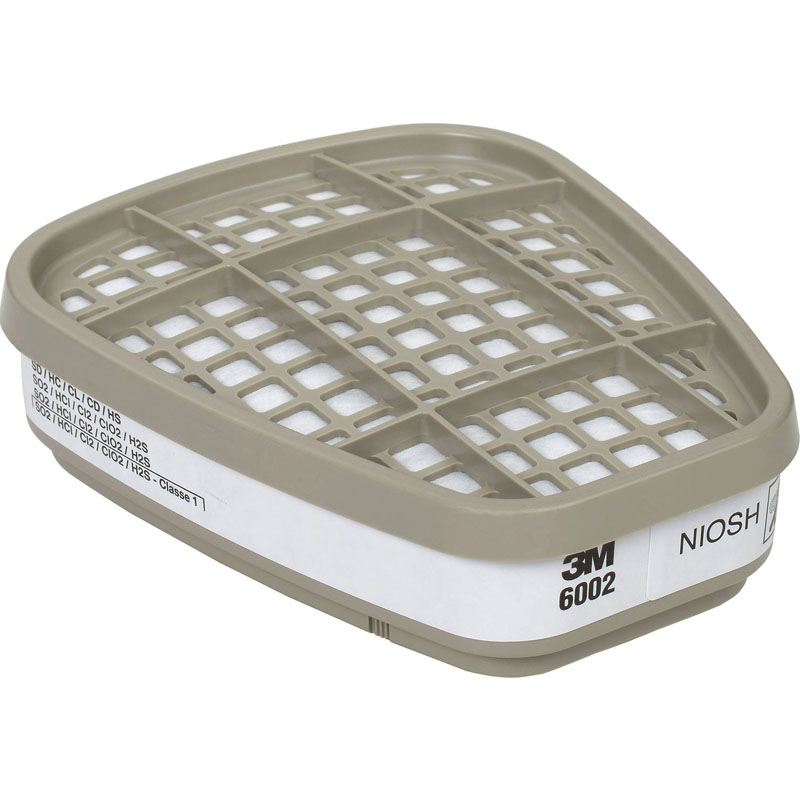 3M 6002 Cartucho Serie 6000 Gases Acido