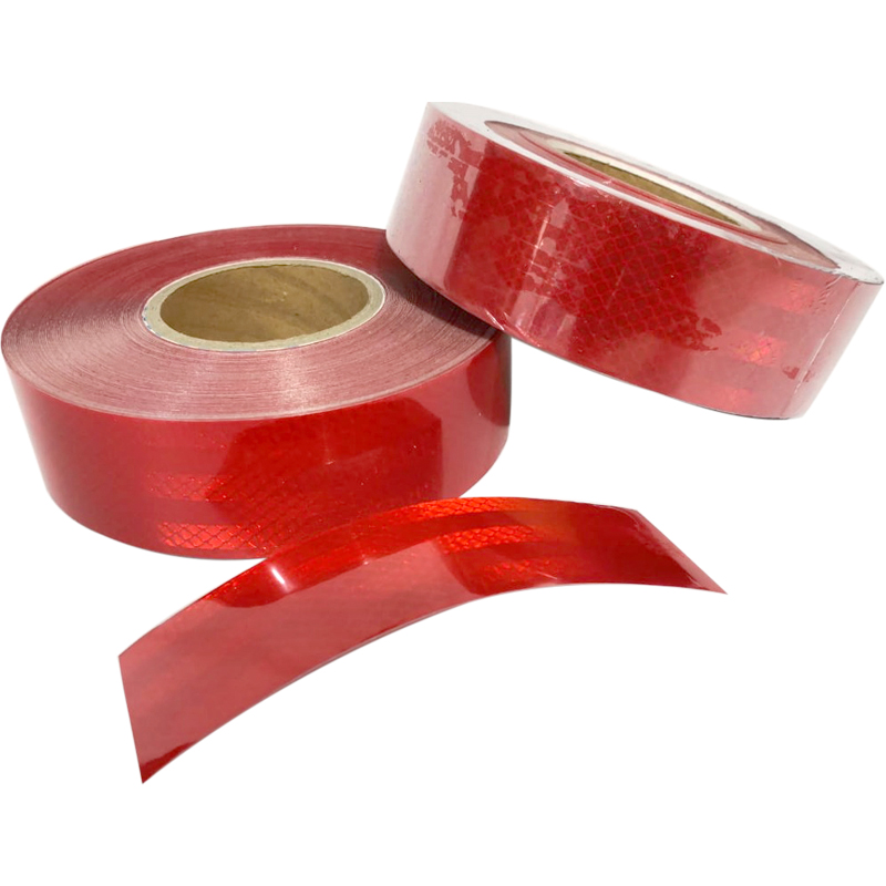 3m Cinta Reflectiva Roja 7,5cm X 45,7m
