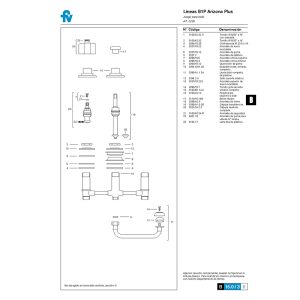 Alternative view of GRIFERÍA ARIZONA PLUS BIDET C/TRANSF FV