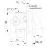 VALV.DESCARGA INODORO 38 MM FV - Imagen 2