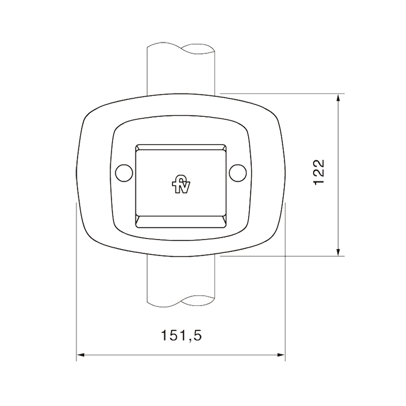 TAPA C/TECLA P/VALV.DESCARG.INOD FV - Imagen 2