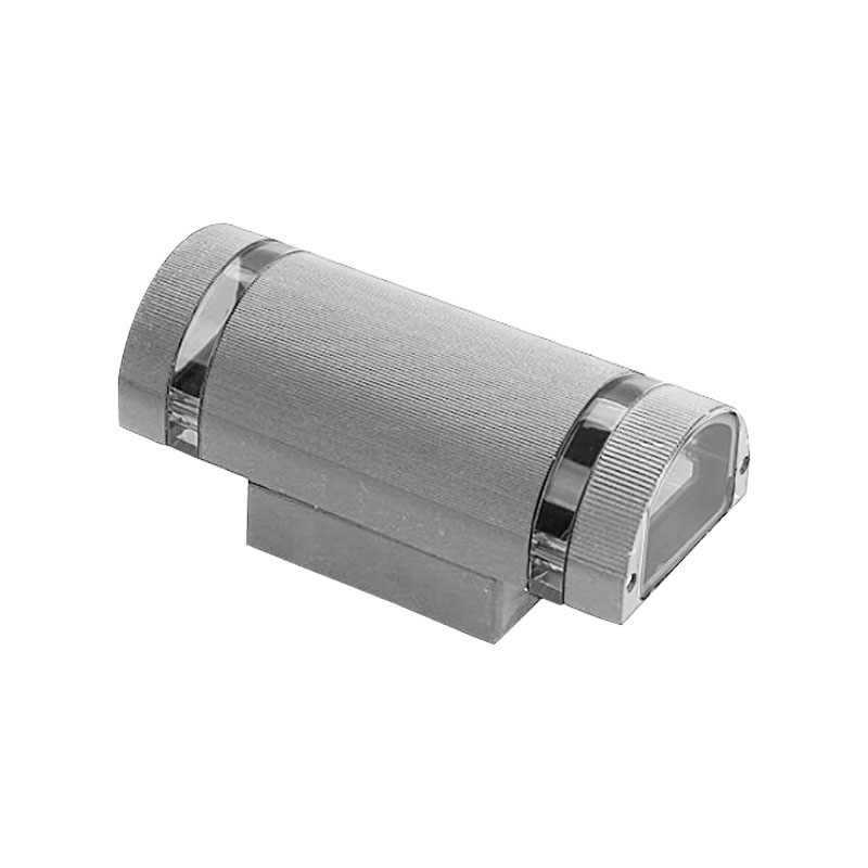 Luz Bidireccional De Exterior Oval Gris