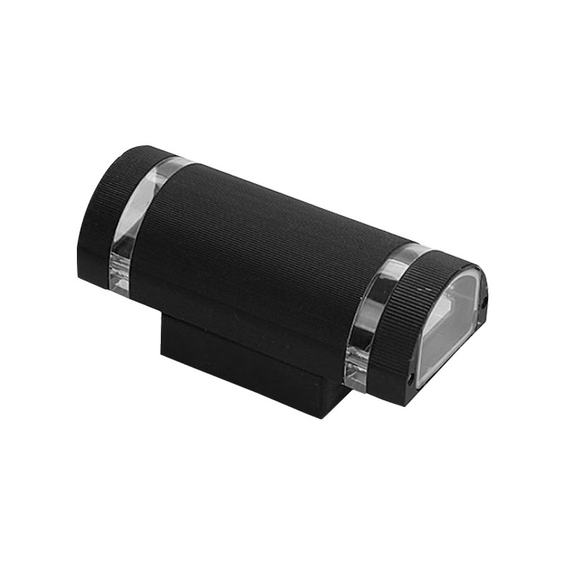 Luz Bidireccional De Exterior Oval Negro