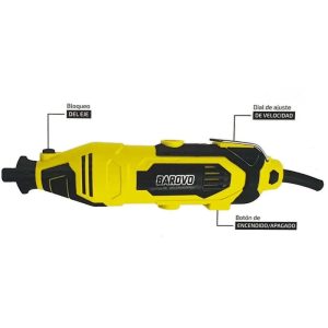 Alternative view of Mini Torno 234 Accesorios Eje Flexible Velocidad Variable