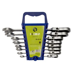 SET DE LLAVES COMB. C/CRIQUE ARTICULADA 8PZ 19-8-H