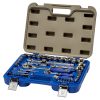 JUEGO DE BOCALLAVES Y ACCESORIOS ENC 1/2" Y 1/4" 58 PIEZAS 129-58-4