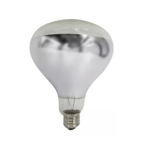 Lámpara infrarroja 250 W transparente