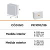 CAJA ESTANCO 300X230X136 BLAN - Imagen 2