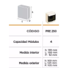 CAJA EXT INTERP. 124X169X105 - Imagen 2