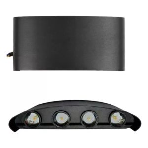 Bidireccional de exterior LED 8W cálida