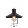Luminaria colgante tipo naval - negra