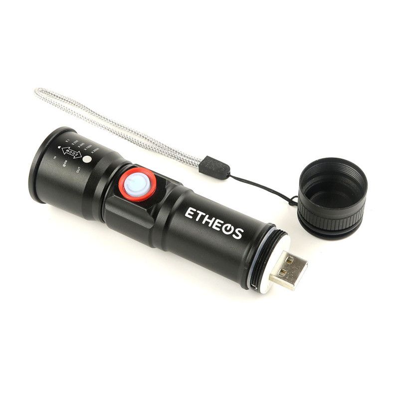 LINTERNA TACTICA RECARGABLE 3WATTS - Imagen 3