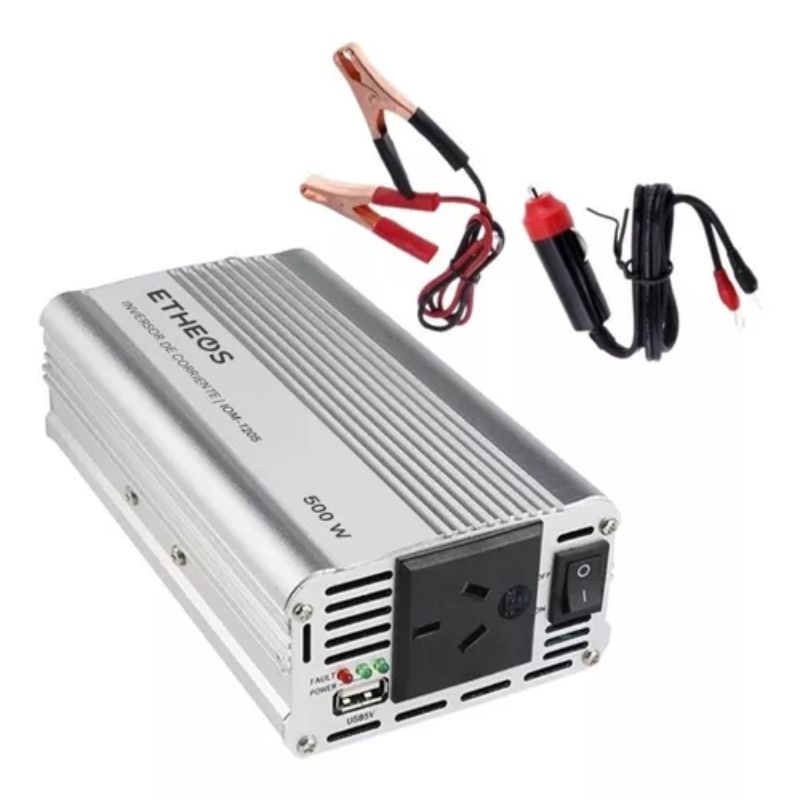 Inversor de corriente 500 W onda modificada