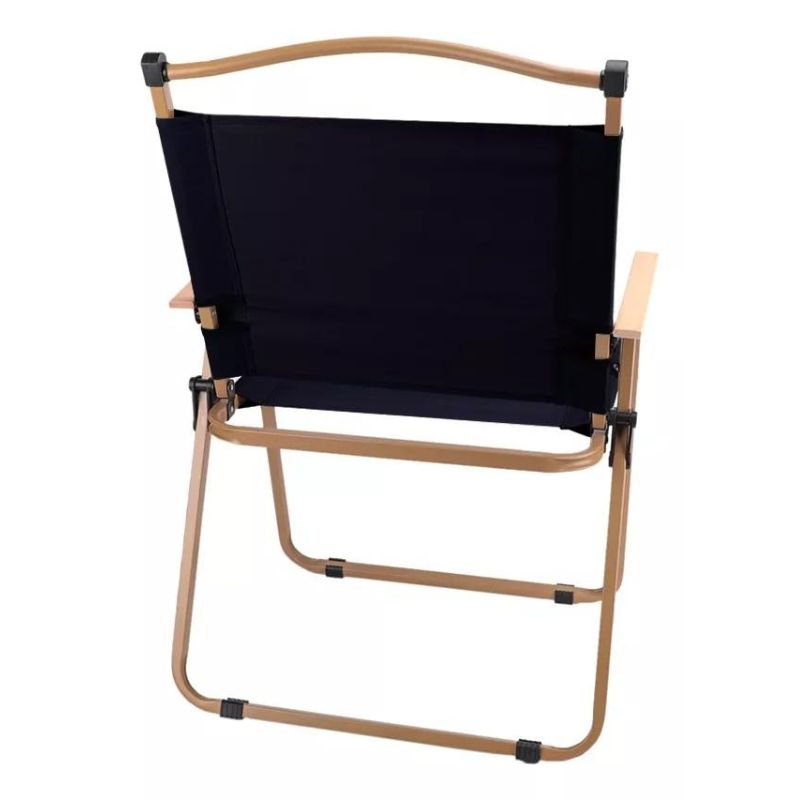 SILLA CAMPING MEDIANA PLEGABLE NEGRA KUSHIRO - Imagen 3