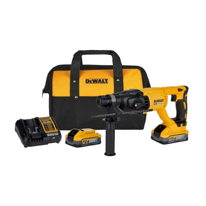 Rotomartillo Combinado SDS PLUS de 1" Inalámbrico 20V MAX* 2.6J c/ Baterías de 5.0Ah POWERSTACK™