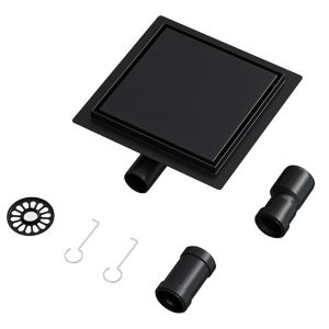 Alternative view of DESAGÜE CUADRADO 2 EN 1 BLACK 360° 15x15cm