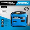 GENERADOR INVERTER INSONORO 2,8KW 120CC ARRANQUE ELÉCTRICO – PANEL USB - Imagen 2