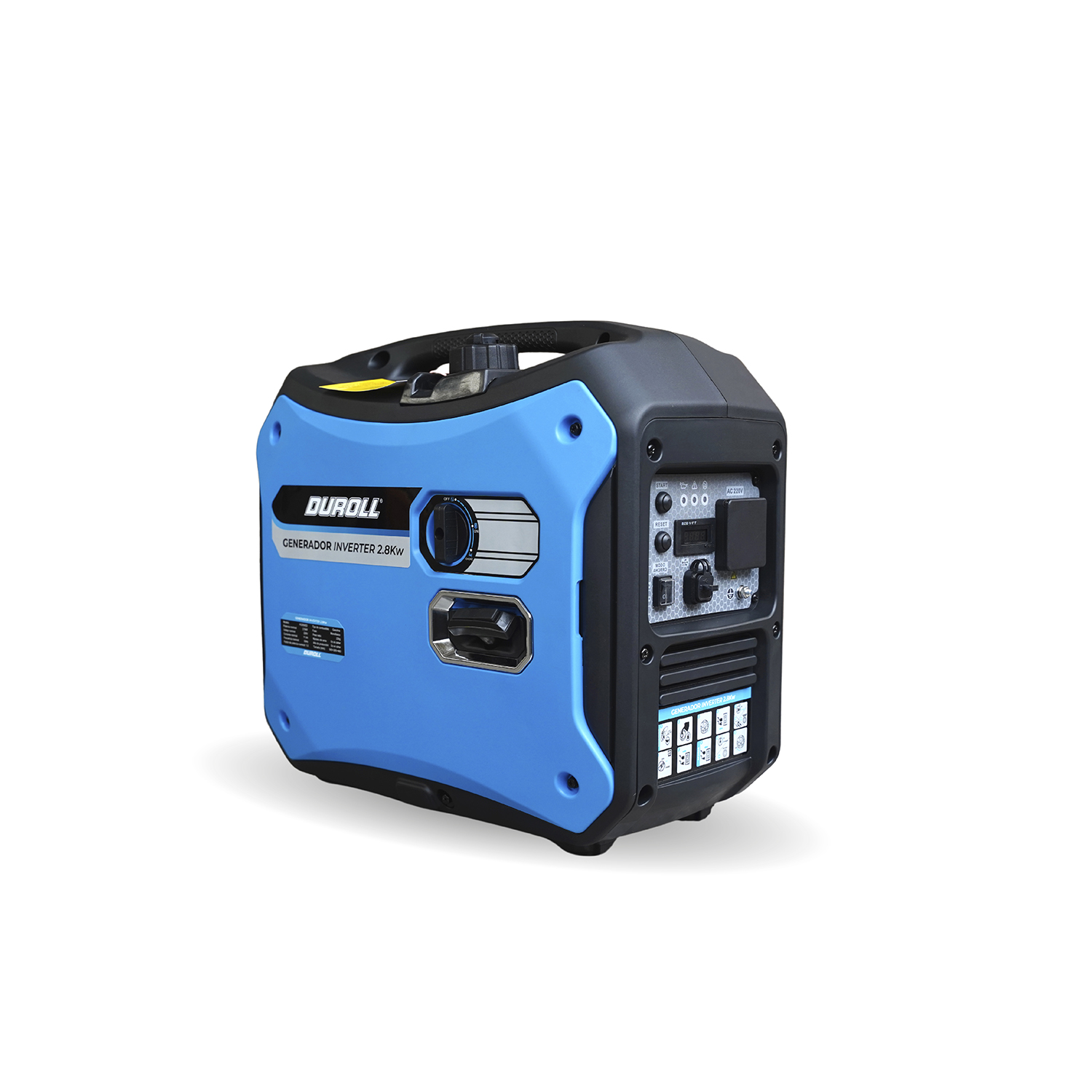 GENERADOR INVERTER INSONORO 2,8KW 120CC ARRANQUE ELÉCTRICO – PANEL USB