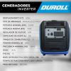 GENERADOR INVERTER INSONORO 4,0KW 223CC ARRANQUE ELÉCTRICO – PANEL USB - Imagen 3