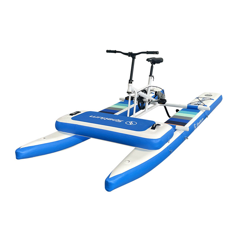 Bicicleta Acuática 3.0 Blanca Con canasta y Soporte para Celular Spatium