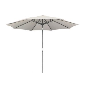 Sombrilla jardín de centro aluminio color natural