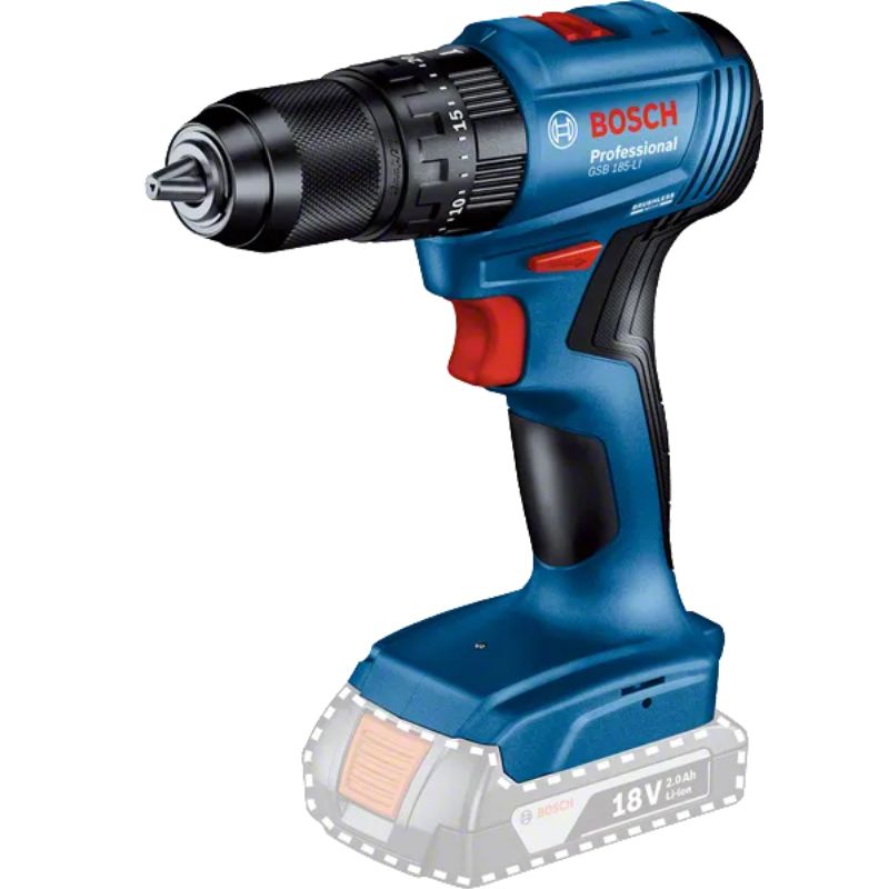 TALADRO PERCUTOR BOSCH GSB 185LI (no incluye batería y cargador)