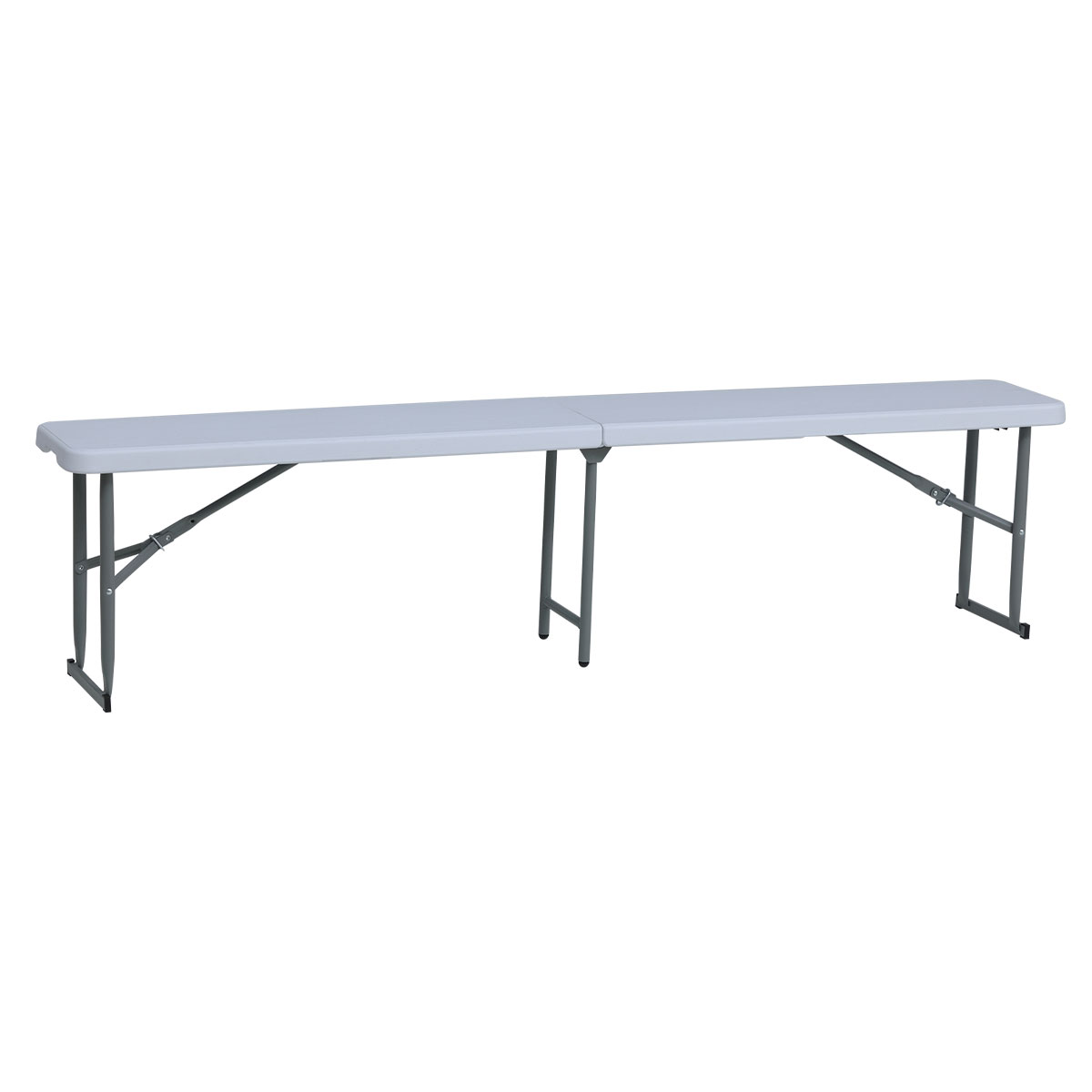 BANCO PLEGABLE JARDIN PRO 180CM BLANCO - Imagen 2