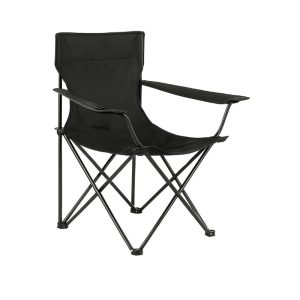 Silla Plegable Director Camping Negro