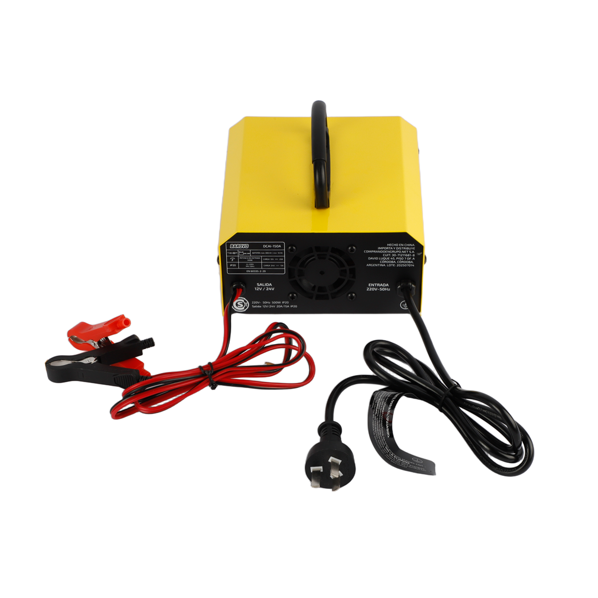 CARGADOR BAROVO BATERIA INVERTER 20A - Imagen 3