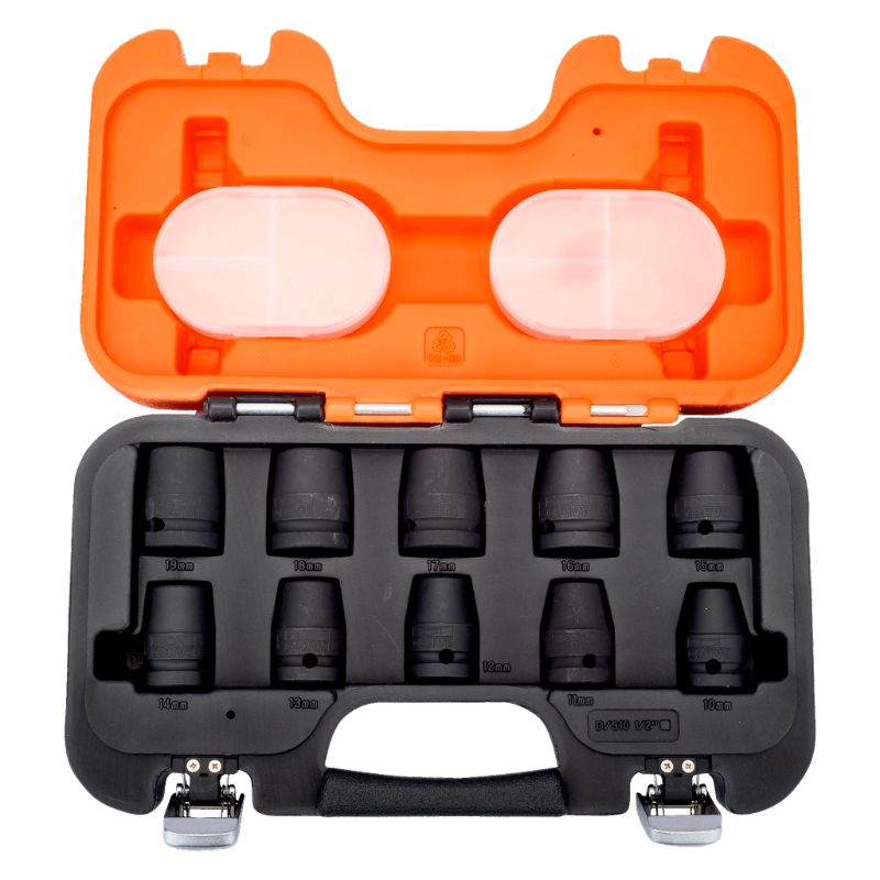 JUEGO DE TUBOS BAHCO IMPACTO 1/2" HEXAGONAL 10 PIEZAS - Imagen 2
