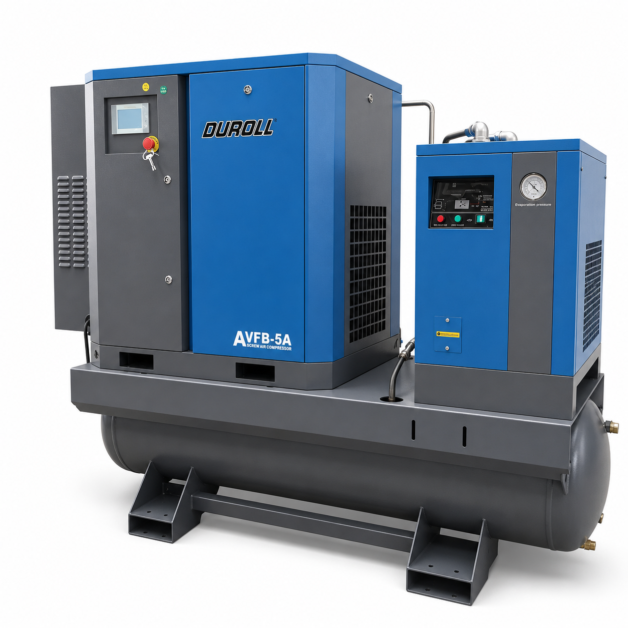 COMPRESOR A TORNILLO 5,5HP 220V – 4 en 1 – ALL IN ONE – INVERTER