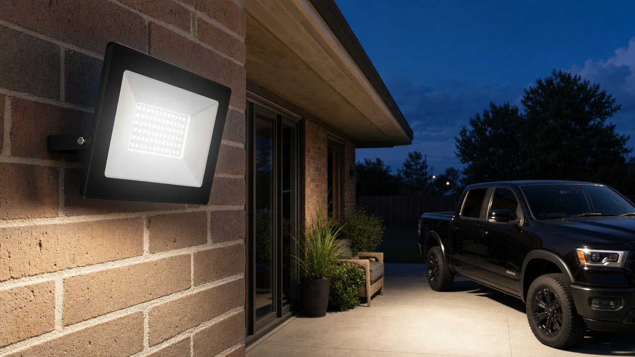 Reflector LED exterior: cuántos watts para patio, galpón o cancha y qué IP elegir